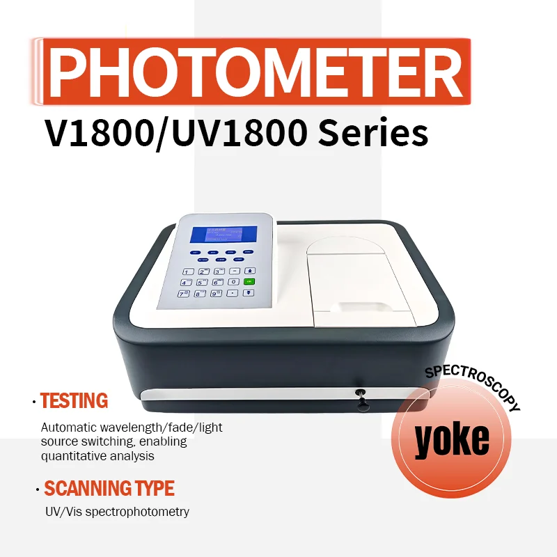 YOKON UV-Visible Spectrophotometer 721/722n/723/755/2600/2602, professional high precision tester for lab analysis.