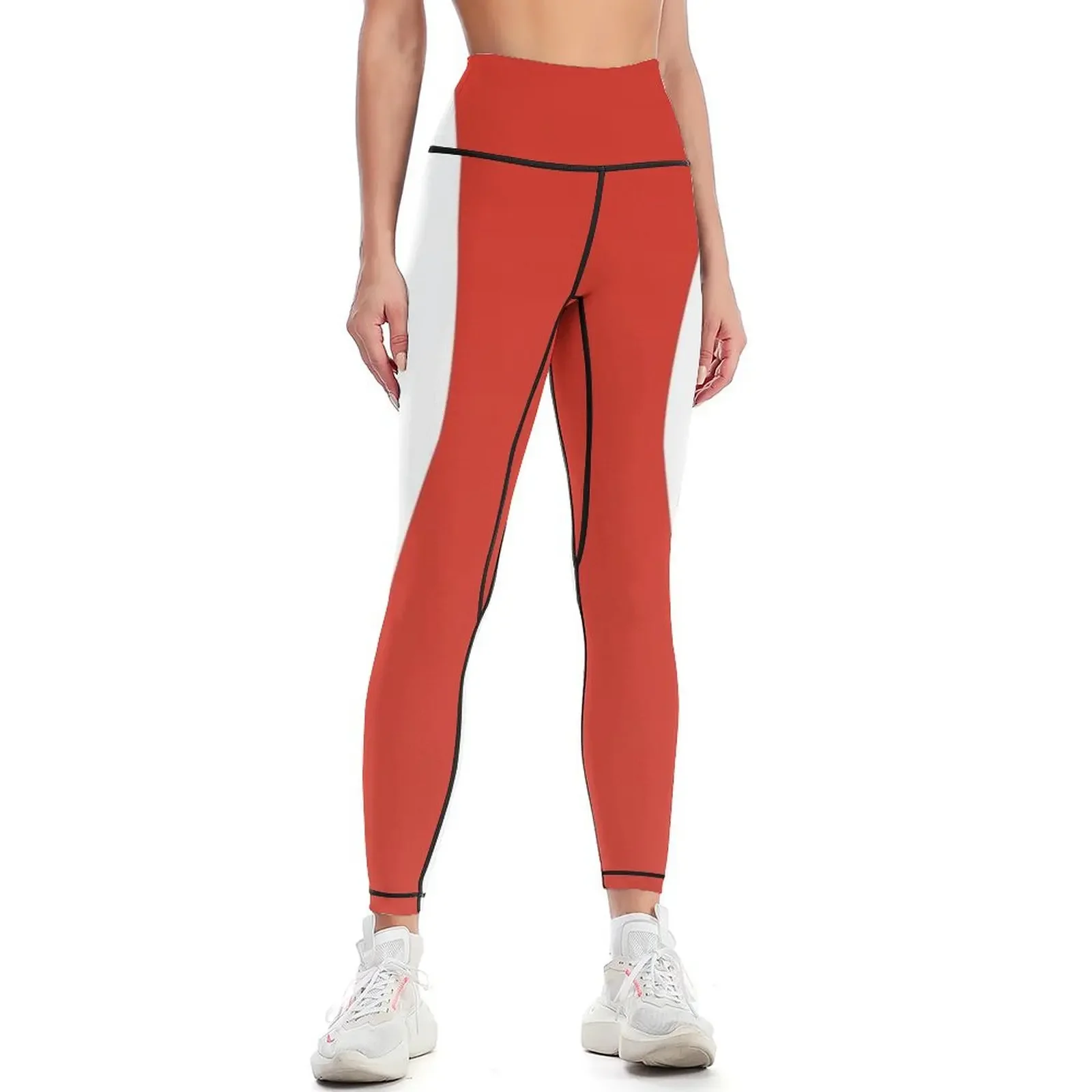 

The Maple Leaf Canadian Flag for Canada - Plain and Simple Leggings active wear Women's high waist Womens Leggings