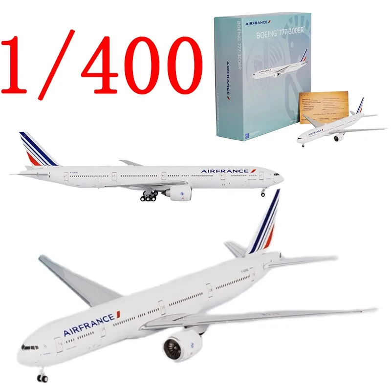 

NG Diecast 1/400 Scale Air France Alloy Model Aircraft Air France B777-300ER F-GSQG Play with Airplane Toy Boy Gift Box