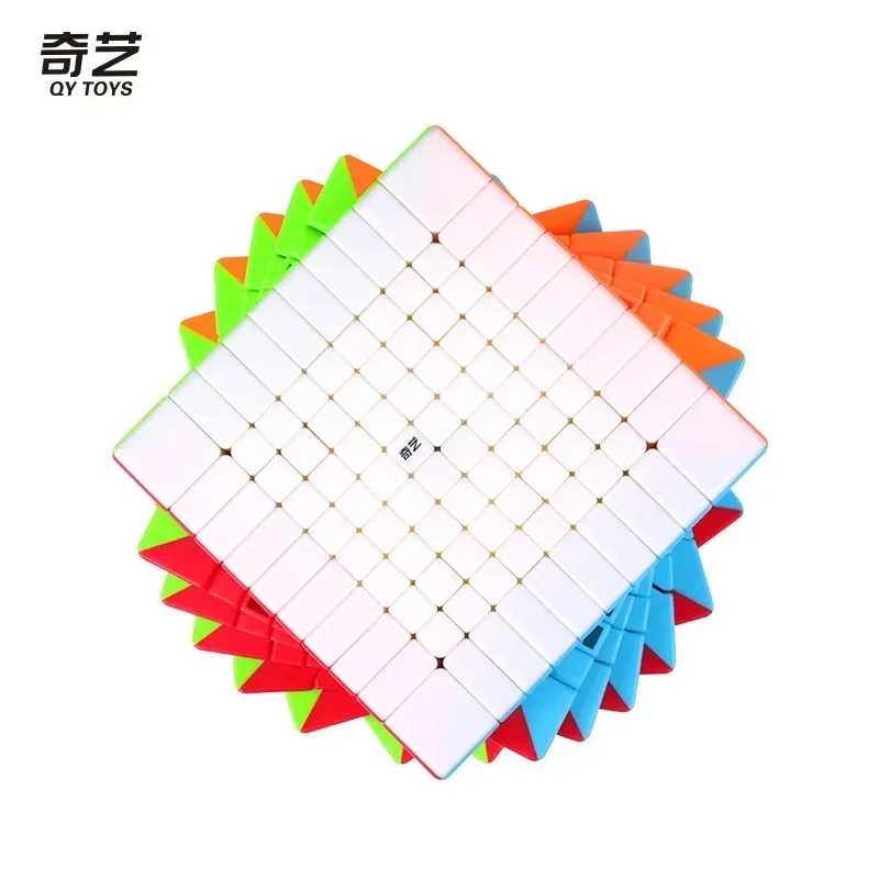 [ECube] QiYi 10 10X10 Cubo di Velocità Magica Senza Adesivo Puzzle Professionale Agitarsi Giocattoli QiYi 10 Regali per Bambini Giocattoli Antistress