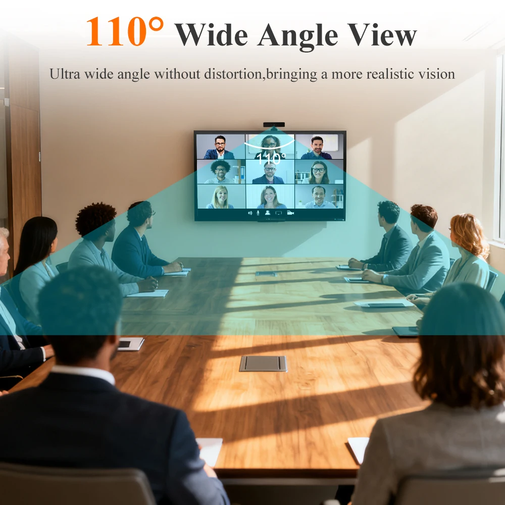 KATOVJJTS 4K UHD Webcam With Microphone USB Web Camera For PC Computer Auto Focus Framing For Live Streaming Conference Webcam