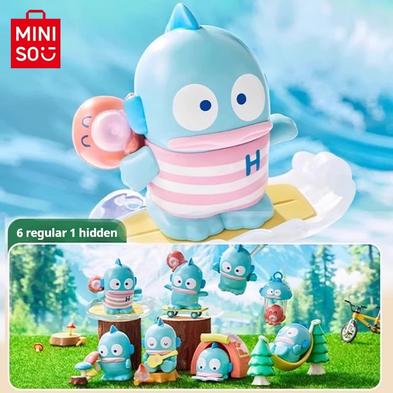 

MINISO Genuine Sanrio Series Hendon Ugly Fish The Limit Outdoors Blind Box Garage Kit Ornament Sending Off Girls Birthday Gift