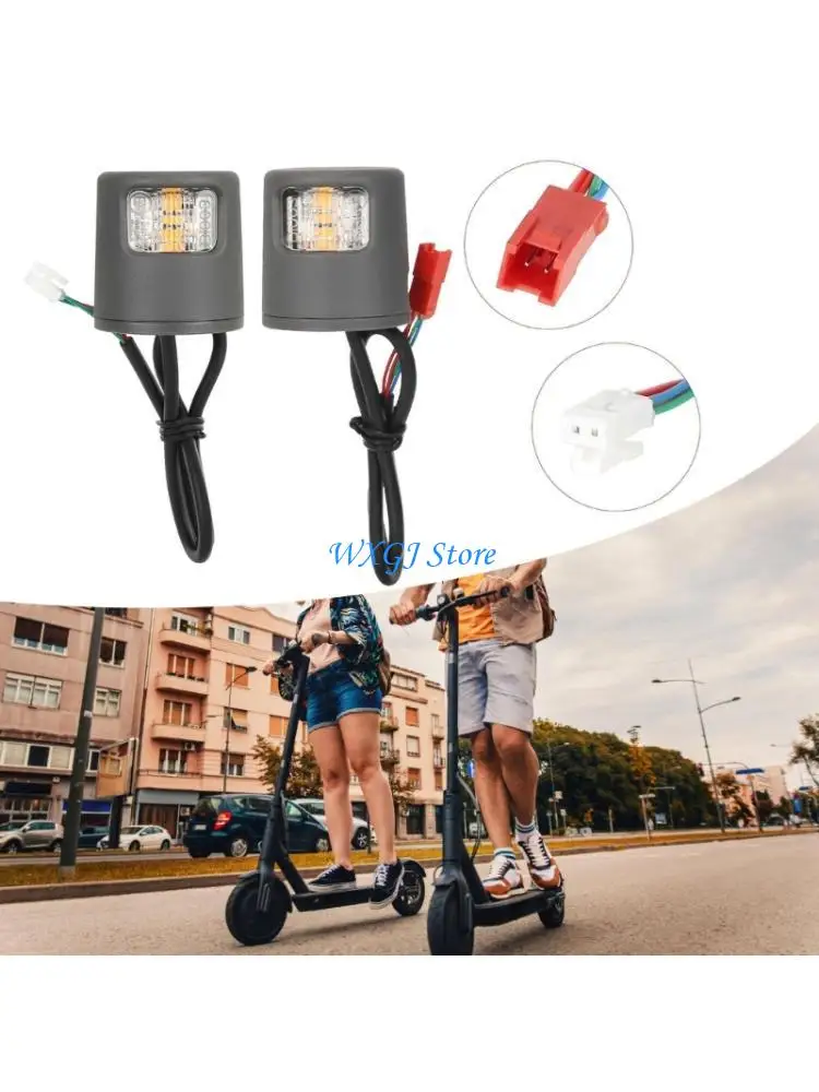 37JE ABS Material Turn Light For 2nd Gen Electric Scooter Front Handle Safety