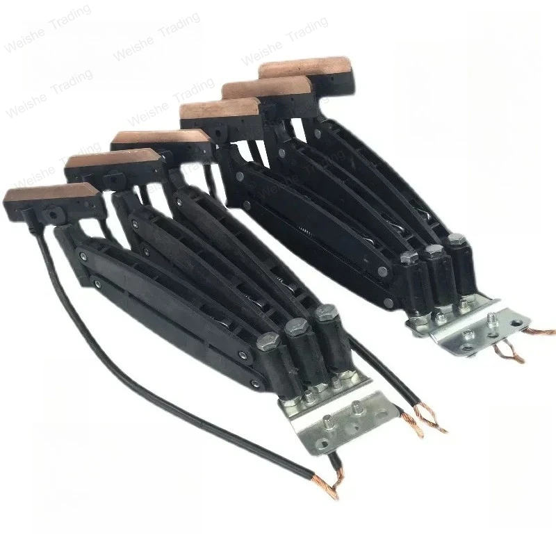 

Seamless trolley line Current collector 30A/60A/100A 3P/4P Crane 3-level 4-level trolley line Conductive track Carbon brush