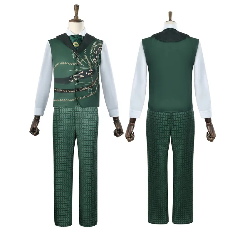 

qq273Wonderful Wizard Косплей Костюм Рубашка Брюки Пальто Полный комплект для Хэллоуина