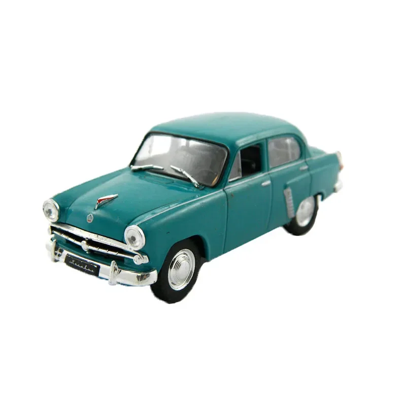 Diecast 1/43 scala Moskvich 410 modello di auto auto sovietica collezione classica Display giocattoli per ragazzi regali di natale per bambini