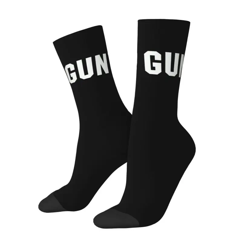 Fun Printing Top Gun Print Socks for Men Women Stretch Summer Autumn Winter Crew Socks