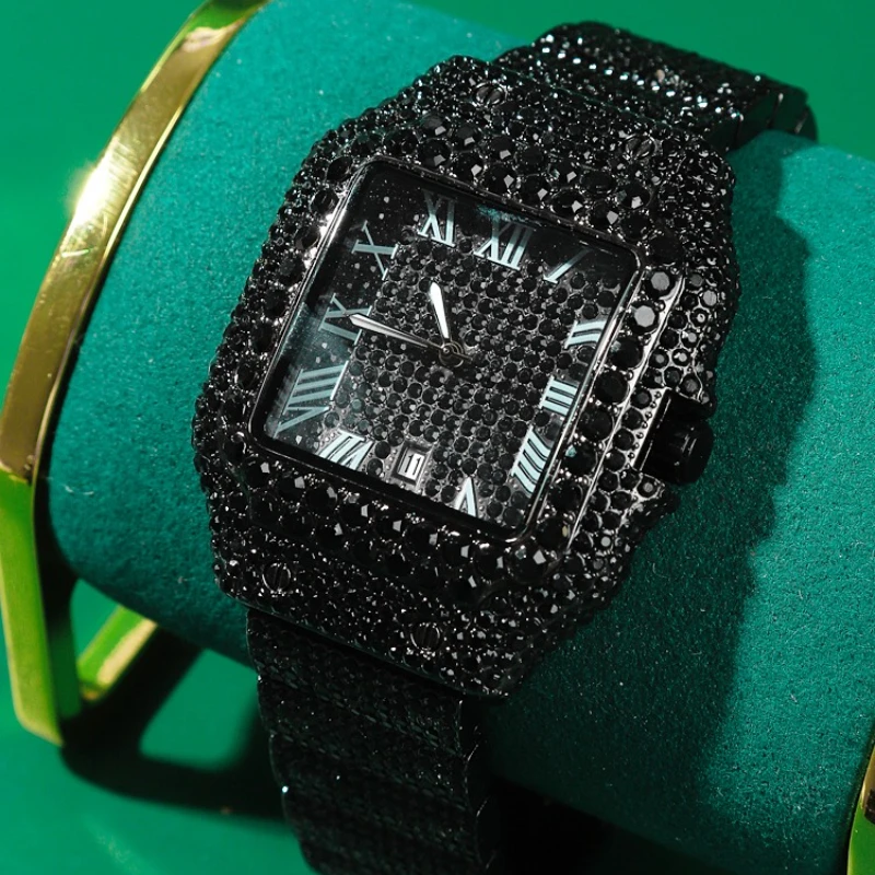 

Men's Retro Diamond Watch | Multi functional | Stainless Steel Diamond Strap