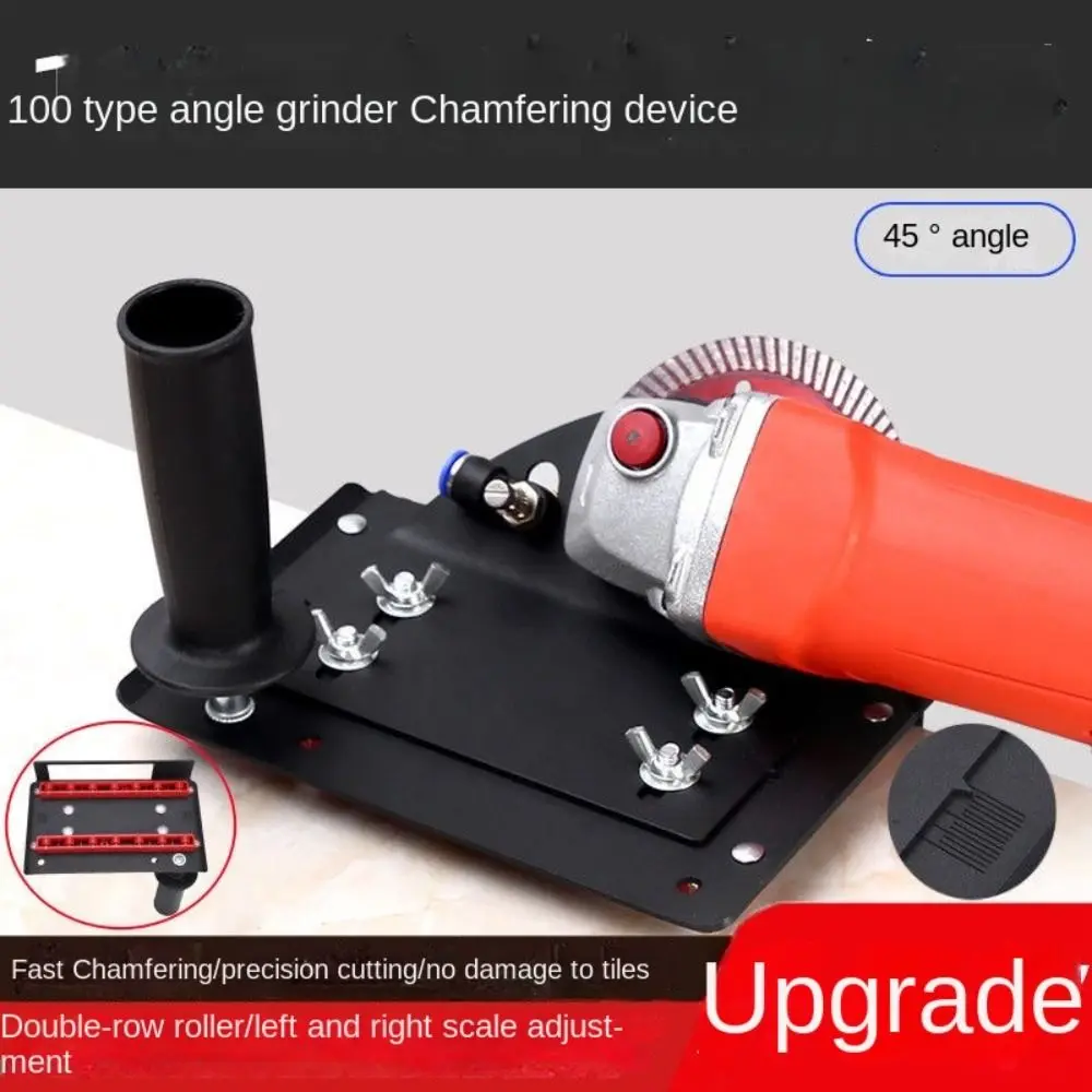 

Cutting Auxiliary 45° Tile Chamfering Stand Side Handle Adjustable Grinder Support Chamfer Cutting Bracket Metal