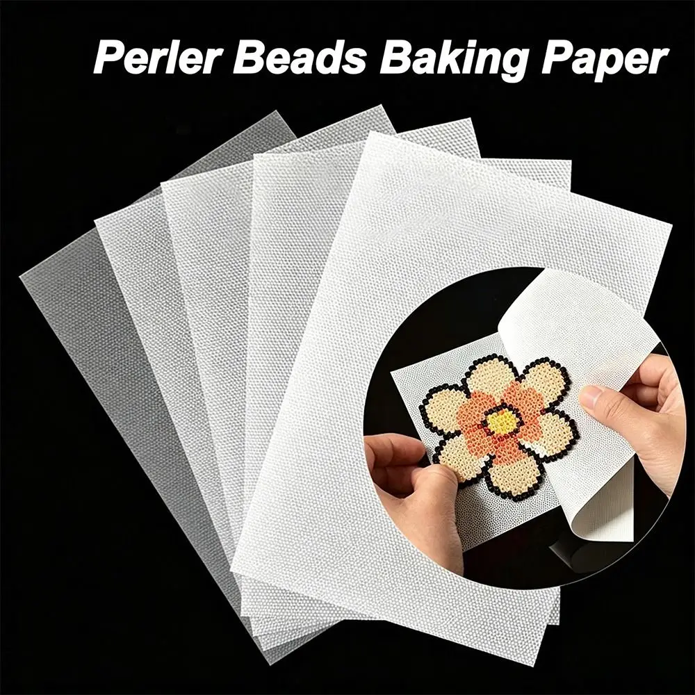 

Handmade Ironing Cloth for Perler Beads High Temperature Resistant White Coarse Texture Perler Beads Baking Paper Ironing Aids