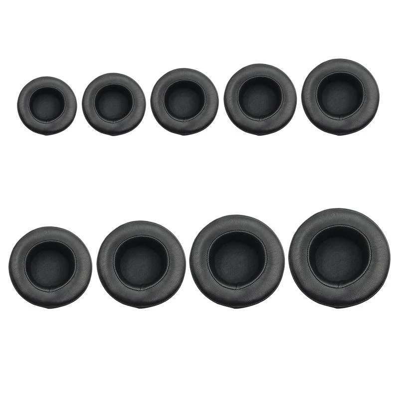 1 Pair Ear Muffs Headphone Cushion Over the for Head Headset Repair Parts 70-110