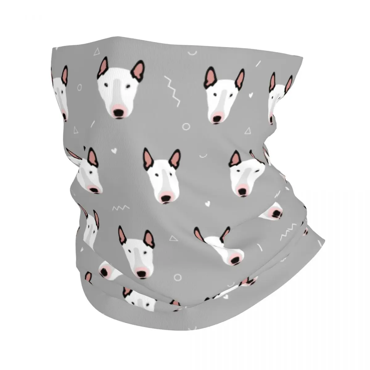 Bull Terriers Bandana Neck Cover Printed Gift for Animal Dog Lover Mask Scarf Balaclava Hiking for Men Women Adult Winter