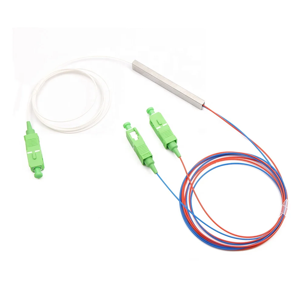 

PLC Optical Splitter Mini Steel Tube SC UPC APC 1x2 1x4 1x8 1x16 1x32 1x64