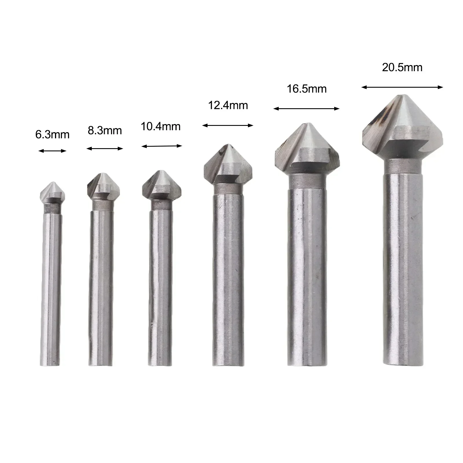 

3 Flute Countersink Drill Bit 90 ===Chamfering Tools Chamfer Cutte======0.5mm Chamfe========= Cutter Wood Metal Hole Drilling