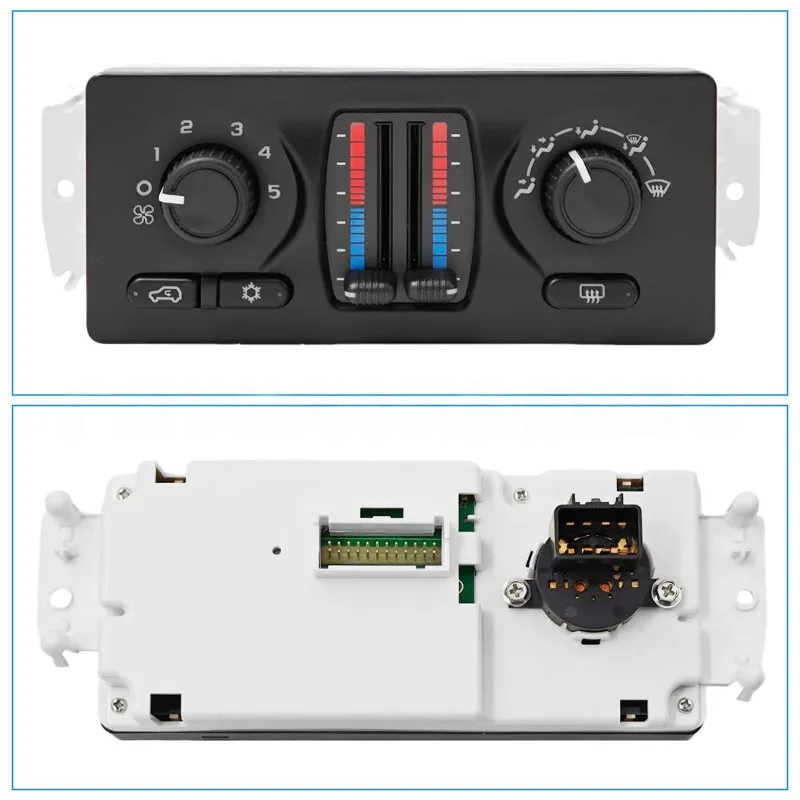 

For Chevy GMC Cadillac Buick Compatible Manual Air Conditioning Heater A/C Climate Control Module 599210XD 599-210XD-A74F