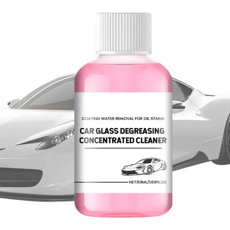 

Glass Cleaner For Cars Car Glass Oil Film Remover Vehicle Glass Cleaner Liquid 50ml Car Window And Windshield Cleaner Agent