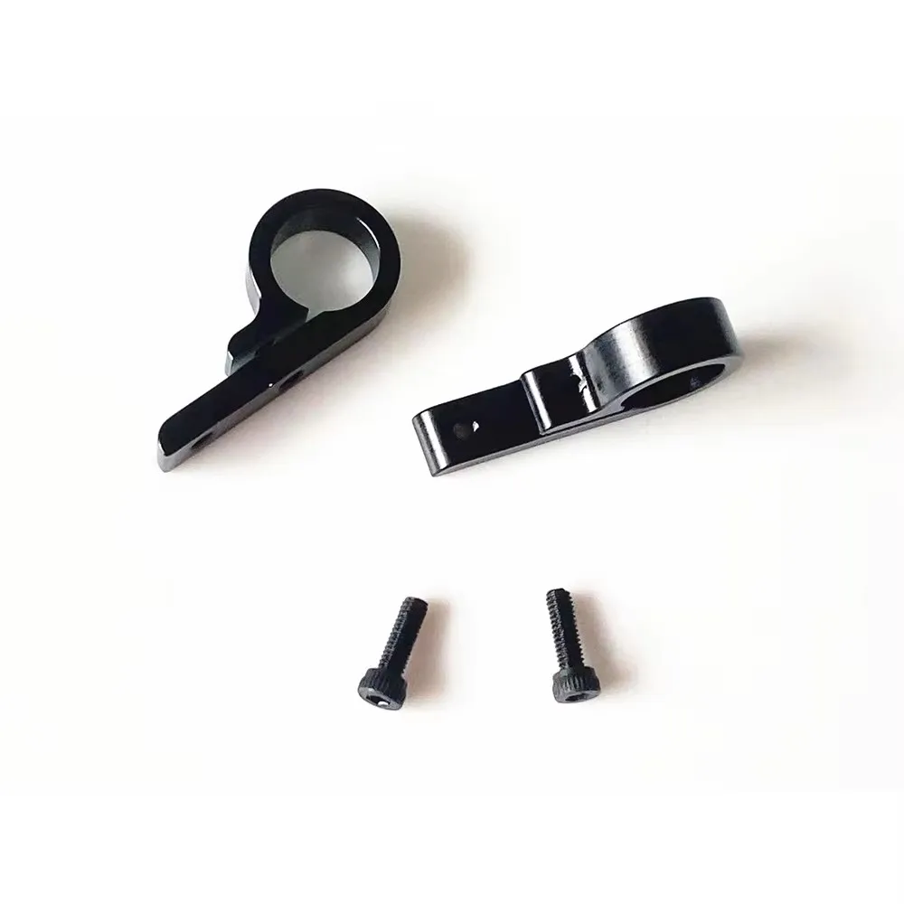 Type 9 10mm Fuselage Foot Bracket Connector Model Airplane Accessories Black, Remote Control Carbon Plate Connector