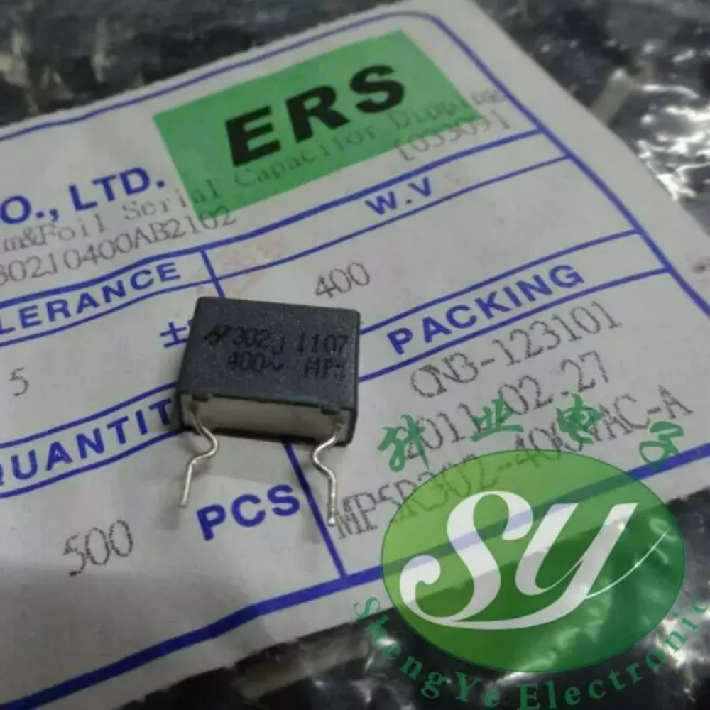 

20 шт./лот HJC MKP5 0.0033uf/400vAC 3300pF 3.3nF 332, новый пленочный конденсатор 10 мм