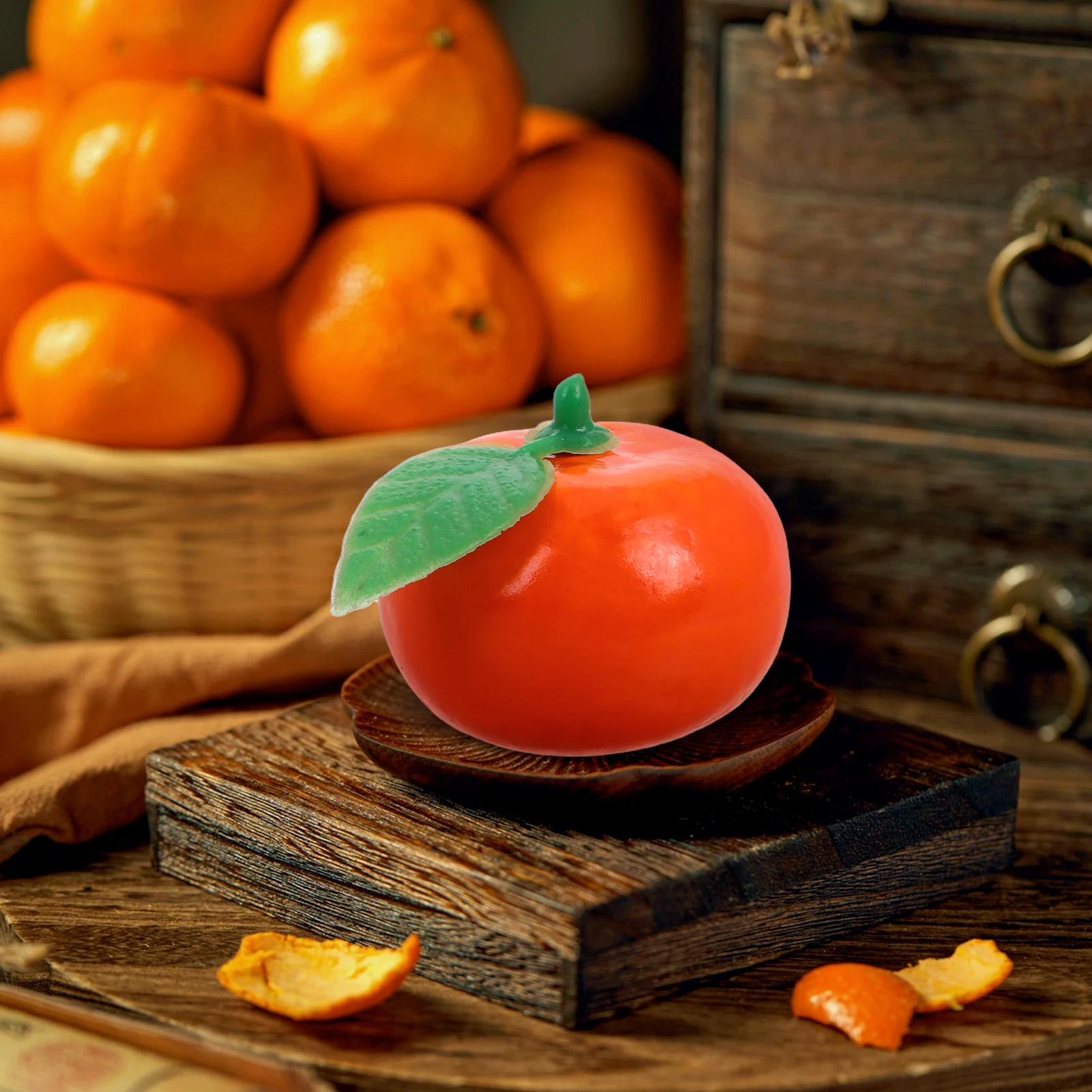 

100pcs Artificial Oranges Realistic Home Decor Kitchen Counter Faux Fruit Mini Simulation Party Bowl Lifelike