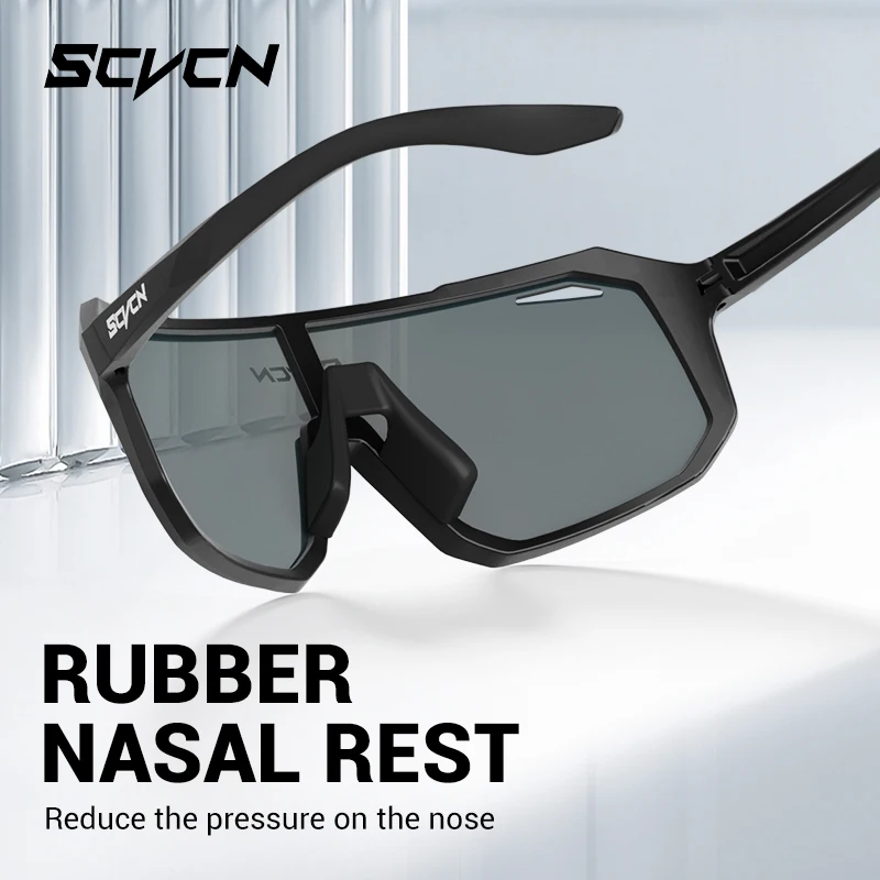 SCVCN Polarized Glasses Fishing Eyewear Men Women Sports Cycling Eyewear Outdoor Riding Goggles UV400 Protection Eyewear