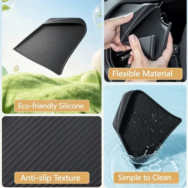 Dashboard Silicone Storage Pad Non-slip Anti-scratch Interior Modification Accessories For Lexus RX300/350h/500h/450h+ 2023-2026