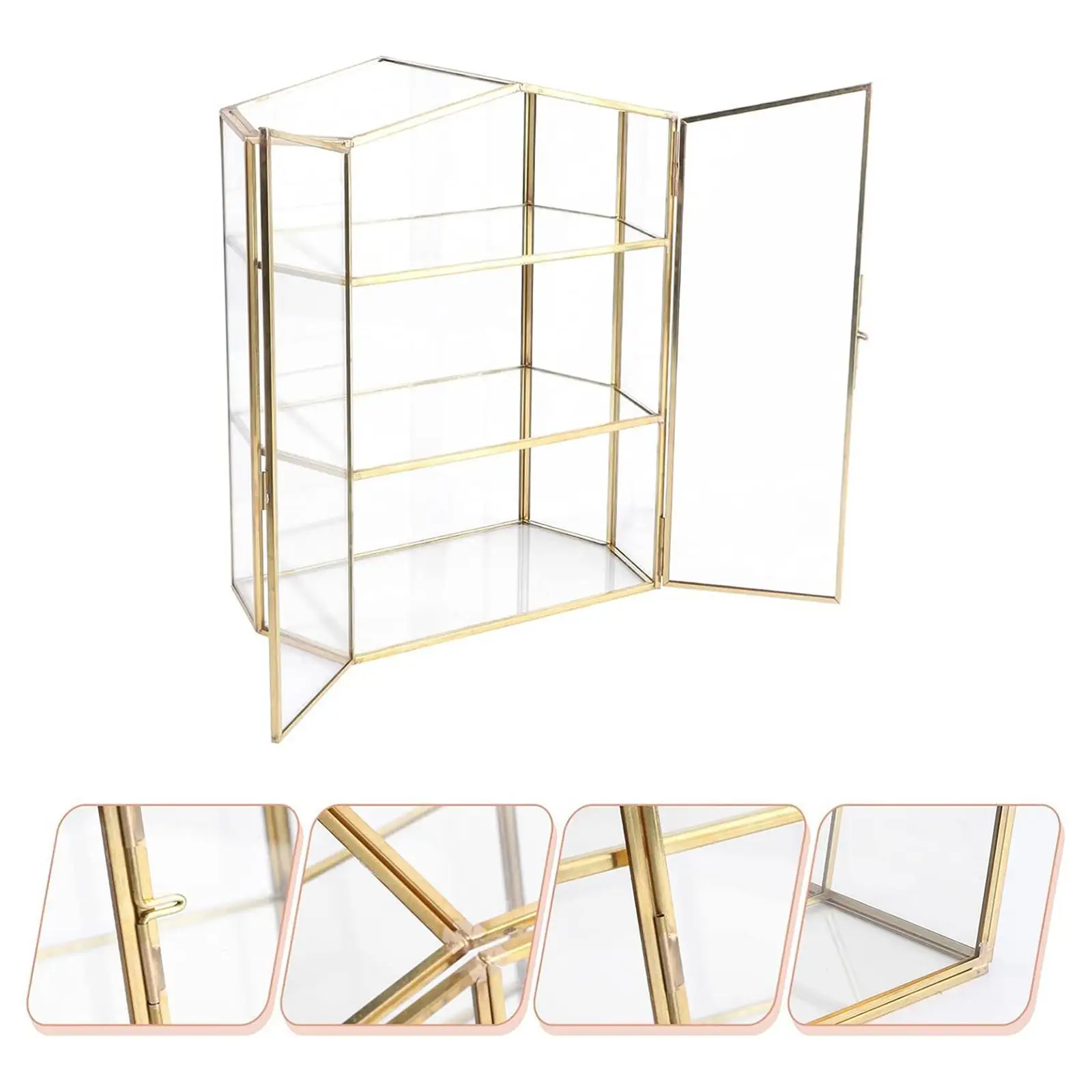 

Jewelry Box for 3 Layer Gifts Portable Jewellery Display for Rings Her