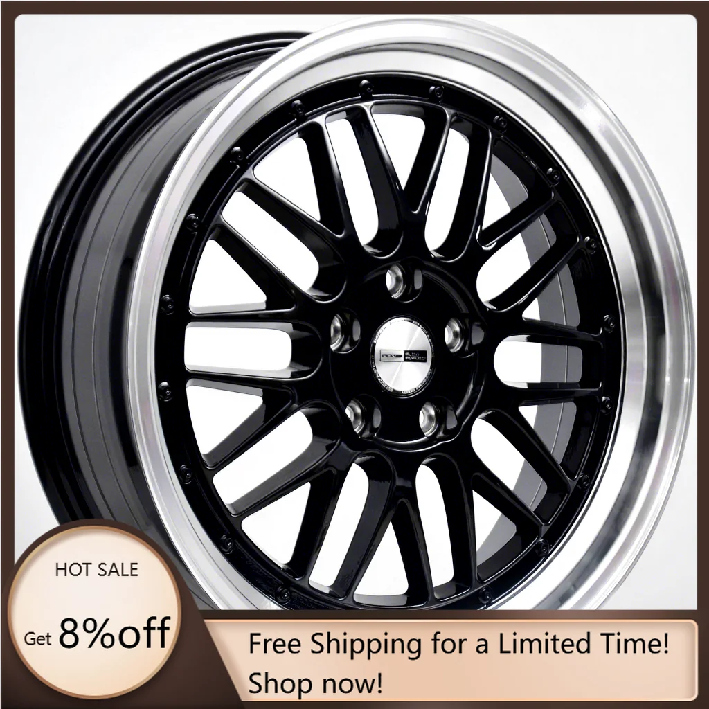 Aluminum Alloy Spinning Wheel Hub 5 Hole PCD 112 18 Inch ET 38 Width 8 Black Modified
