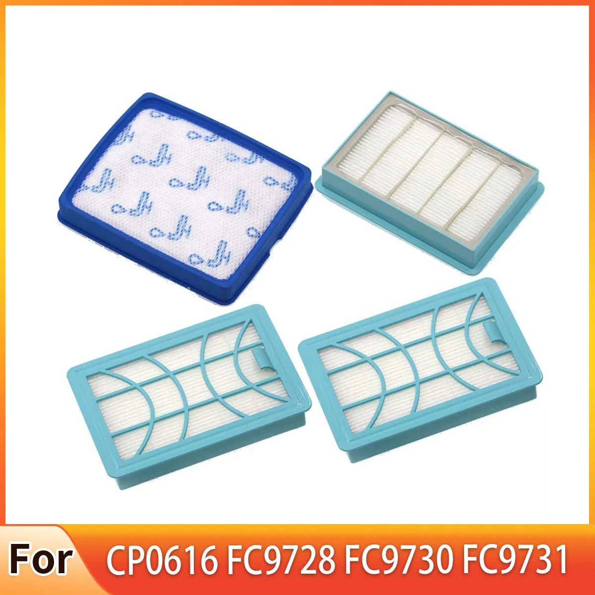 HEPA filters Replacement for vacuum cleaner for Philips CP0616 FC9728 FC9730 FC9731 FC9732 FC9733 FC9734 FC9735 Parts