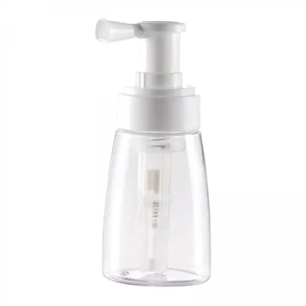 Compact Powder Spray Bottle PET Material Refillable Empty Cosmetics Container for Barber Salon and Home Use
