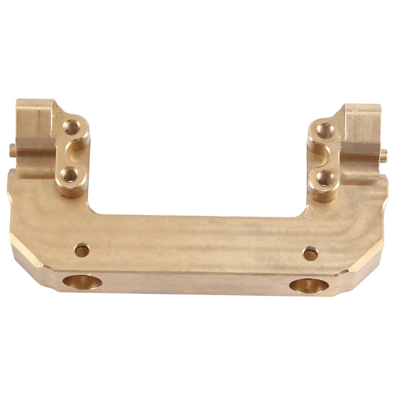 Brass Servo Relocation Front Bumper Mount Bracket For 1/10 RC Crawler Car Axial SCX10 III Upgrade Part