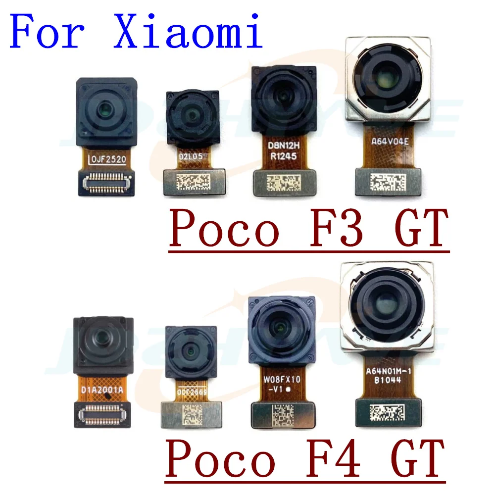 

Передняя Задняя Основная камера для Xiaomi Poco F3 GT F4 GT фронтальная камера для селфи фронтальная большая задняя камера гибкий кабель запасные части