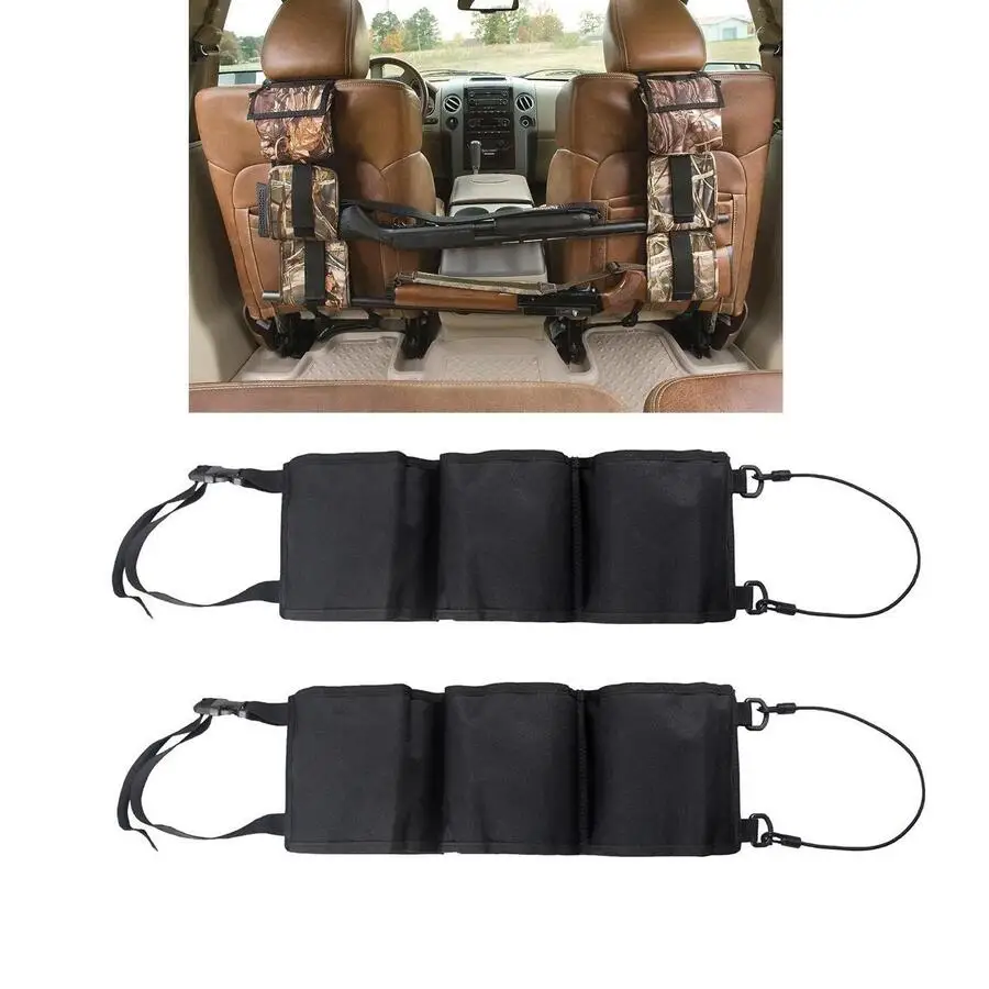 Seat Back Gun Rack Rifle Shotgun Vehicle Car Pickup Truck Hunting Storage Holder