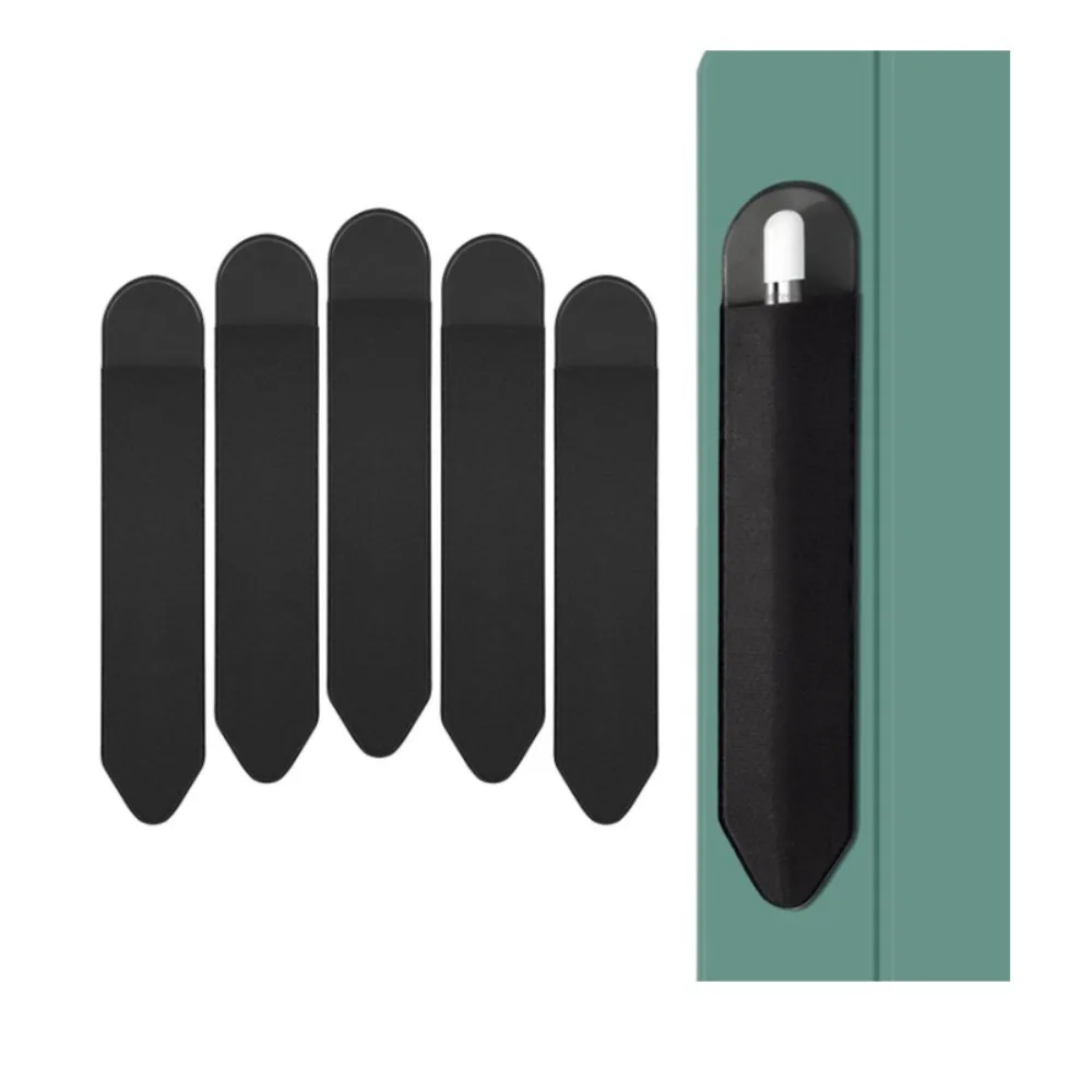 1 Pc Elastic Cloth Tablet Pen Sleeve Touch Screen Pen Case Multiple Colors Pencil Pouch Self Adhesive Stylus Pen Storage