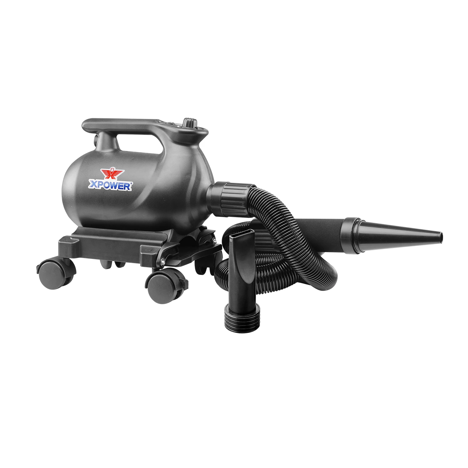 مجفف سيارات من XPOWER متعدد الأغراض مع منفاخ كهربائي مضخة هواء منفضة هواء أسود مضغوط منظف سيارات منفضة هواء منزلي