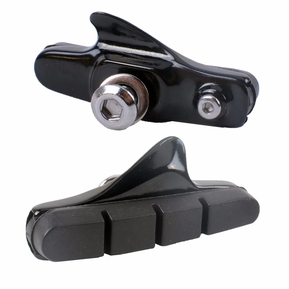 

1Pair Brake Pads C-Brake Set Aluminium Alloy Frame Durable Road Mountain Bike Pads No Noise No Skid Stopping Power