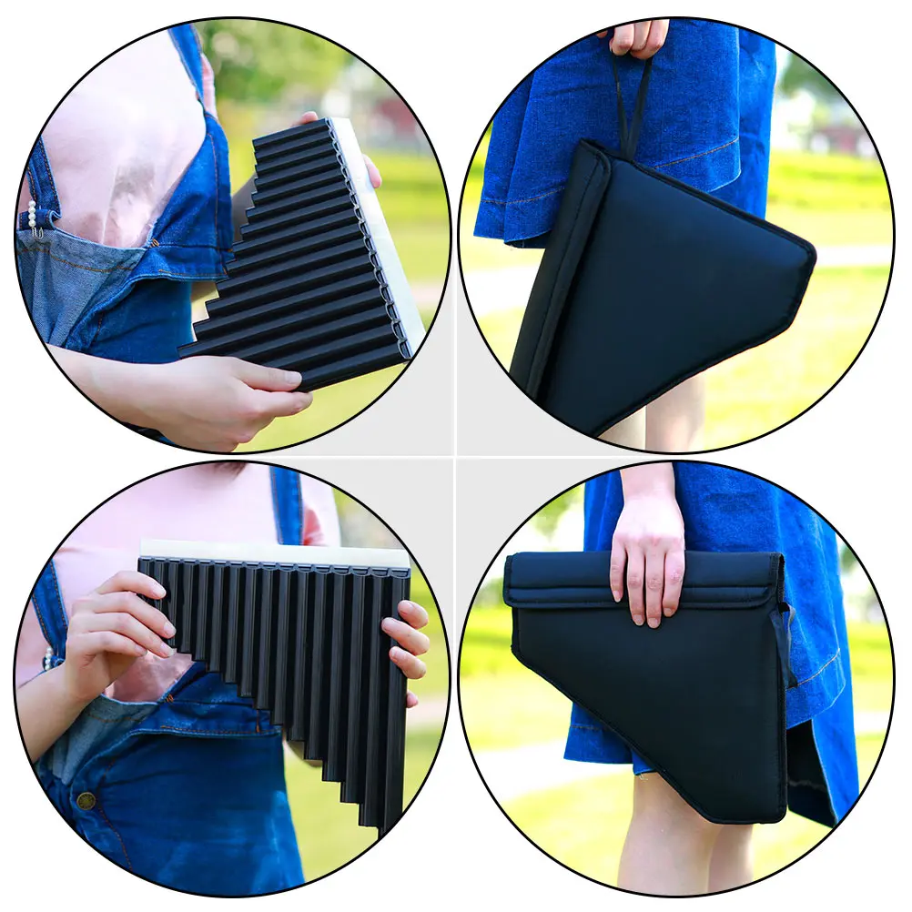 

1 Set C Key Pan Flute For Beginners Premium Musical Instrument Gift Students School Portable 16 Hole Panpipe Instrument
