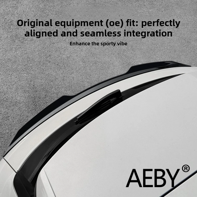 AEBY For BYD Seal U DM-i 2023 2024 2025 Rear Trunk Spoiler, Rear Wing Styling Carbon Fiber Look Auto Styling Modification Parts