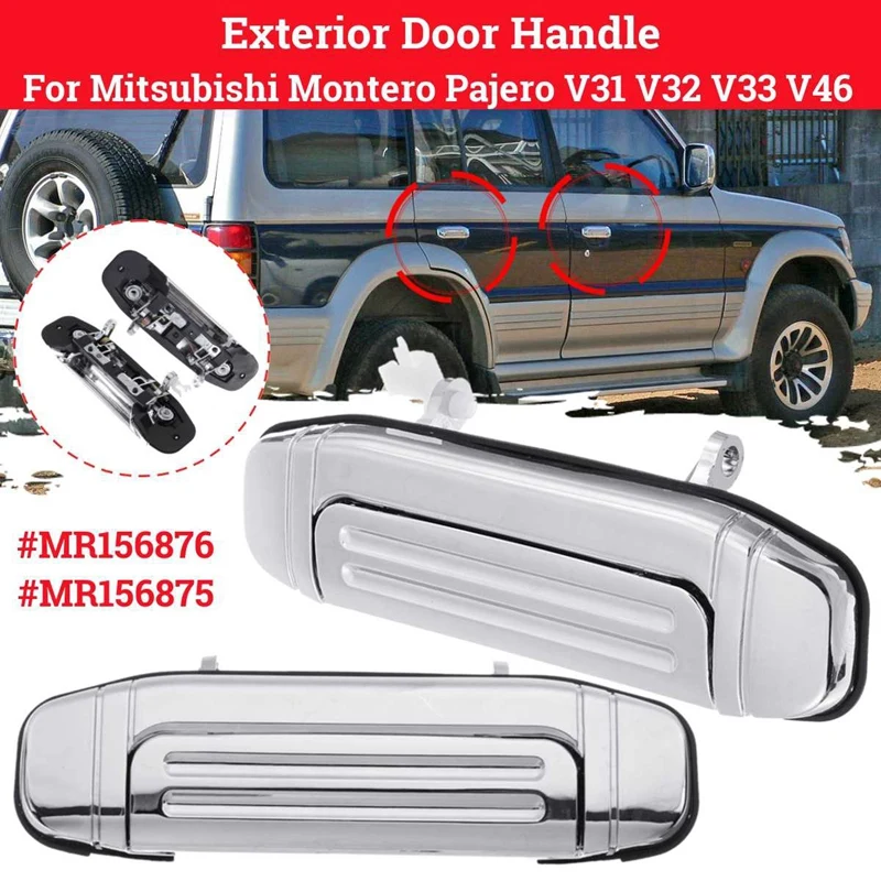 

Передняя пара, внешняя дверь для Mitsubishi Montero Pajero V46 V31 V32 V33 V43 V45 V46 MR156876 MR156875