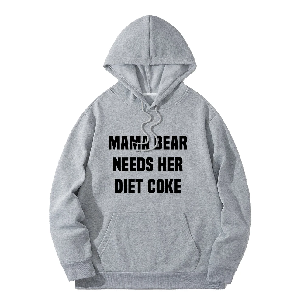 Винтажная толстовка с капюшоном Jake Webber Merch Mama Bear 90-х, толстовка в стиле хип-хоп, толстовки на весну и осень Y2K