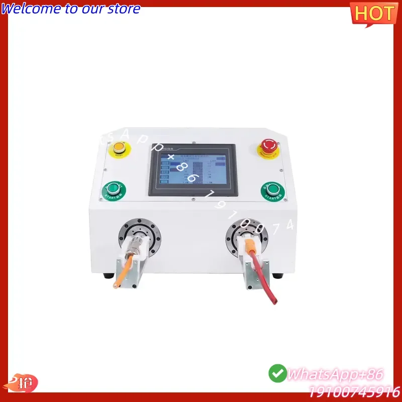 2026Hot Connector Nut Tightening Machine for Multi Cores Solder Free Docking Terminal Process Two Cable