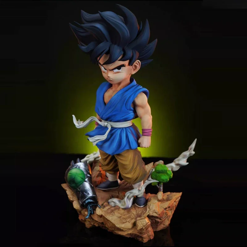 

Gt Dragon Ball Goku Gk Figure Double Head Sculpt Anime Statue Desktop Ornament Collectible Model Birthday Gift For Anime Lovers