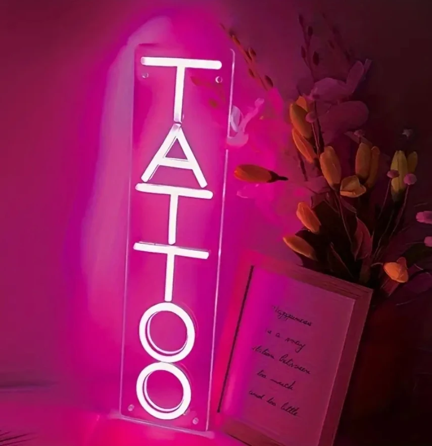 

CustomTattoo Salon Neon Sign Led Light,Home Decor,Neon Sign Decor Neon Sign Bedroom,Custom Cool Tatoo Neon Sign