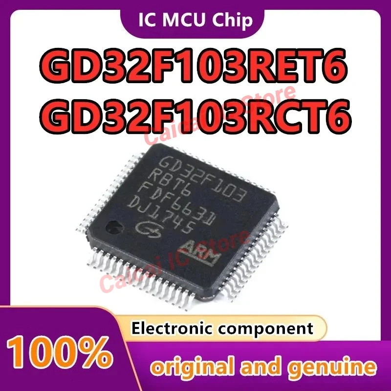 10PCS GD32F103C8T6 GD32F103CBT6 GD32F103R8T6 GD32F103RBT6 GD32F103RCT6 GD32F103RET6 GD32F103VCT6 GD32F103VET6 GD32F103 IC MCU