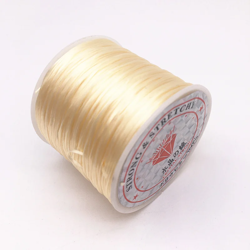 50M/Roll  Colorful Flexible Elastic Crystal Line Rope Cord For Jewelry Making Beading Bracelet Wire Fishing Thread Rope