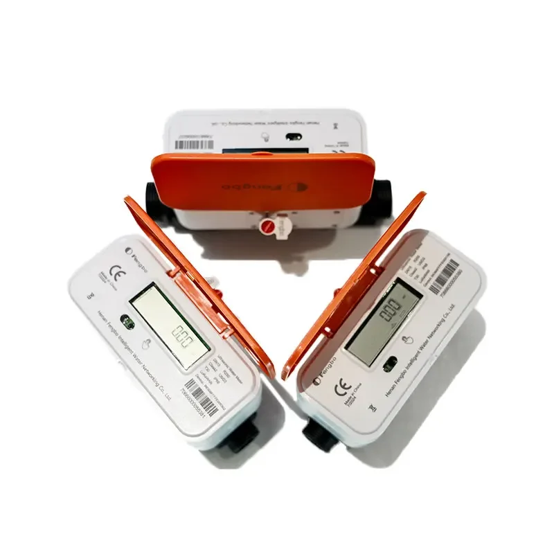 China Ultrasonic Wired PVC DN32 Intelligent LCD Water Meter 485 Signal Remote Transmission Display