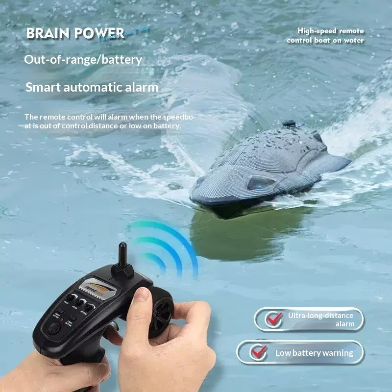 Fy011 Rc Turbo Jet Remote Control Boat High Speed Electric Water Racing Speedboat Water Cooled Motor Full Sealed Waterproof