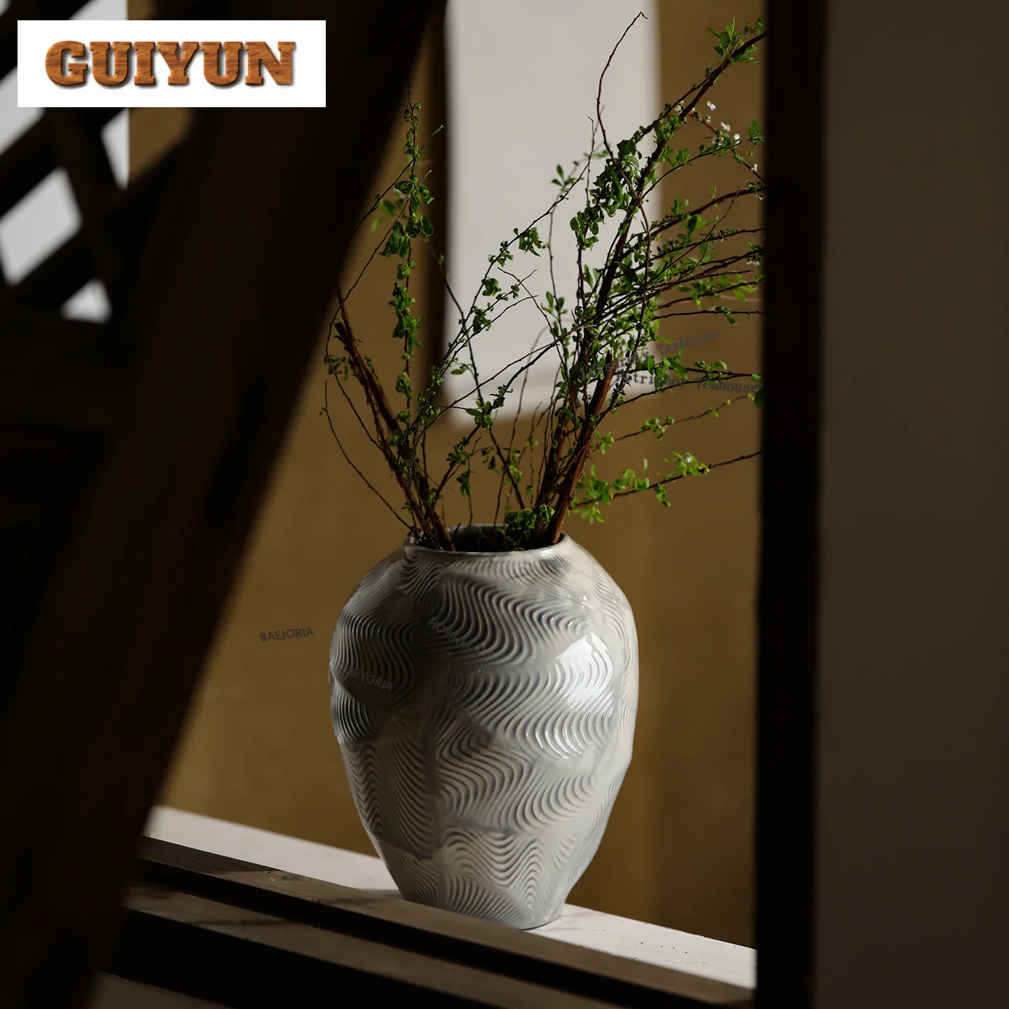 Knife Carved Pattern Vase Aesthetic Cachepot Home Decorations Hydroponics Plant Pot Household Flowerpot Tableware Decoration