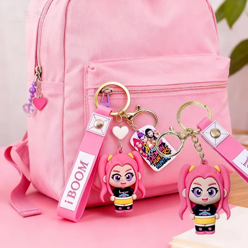 

KPop брелок «Охотники на демонов» для девочек, группа, аниме, декоративный рюкзак, ключ, модные аксессуары, фигурка для фанатов, идеальный подарок, игрушка