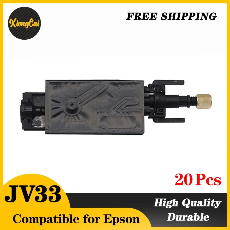 

20PCS UV Ink Damper for Epson DX5 TX800 for Mimaki JV33 JV5 Dumper with Connector Copper Nut Compatible Solvent DX5 Ink Damper