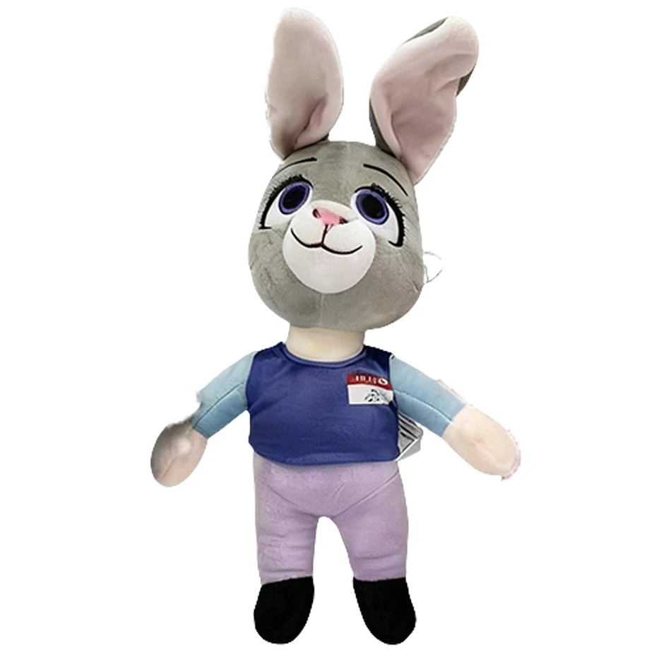 Heißer Judith Nick Wilde Plüsch Puppe Bett Dekoration Fuchs und Kaninchen Anhänger Schlüsselanhänger Kinder Begleiter Schlaf Spielzeug Geschenk